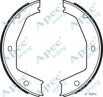 APEC BRAKING shu713 -  Комплект тормозных колодок